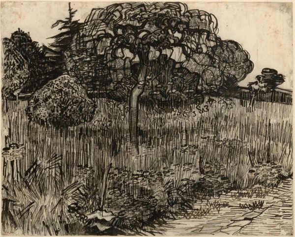 Weeping Tree, 1889. Creator: Vincent van Gogh.