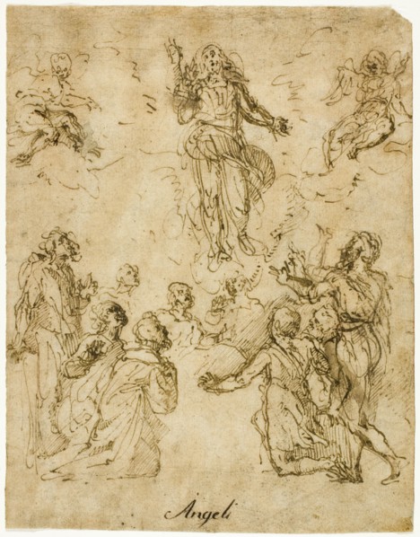 Ascension of Christ, n.d. Creator: Giulio Cesare Angeli.