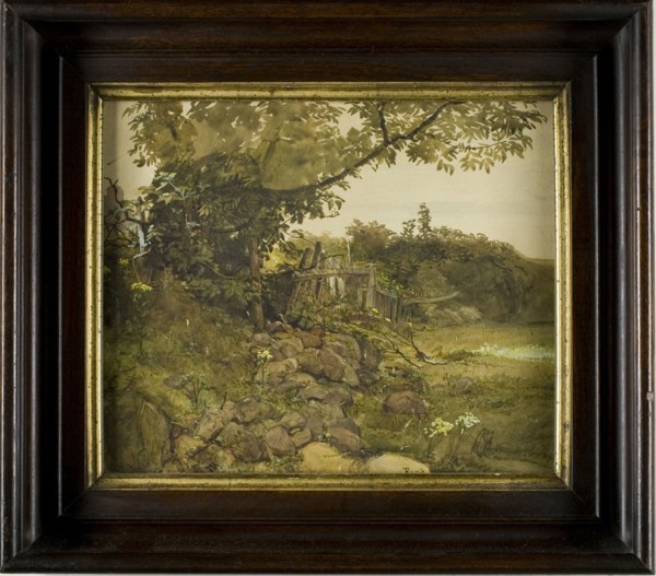 The Old Fence, n.d. Creator: Thomas Faed.