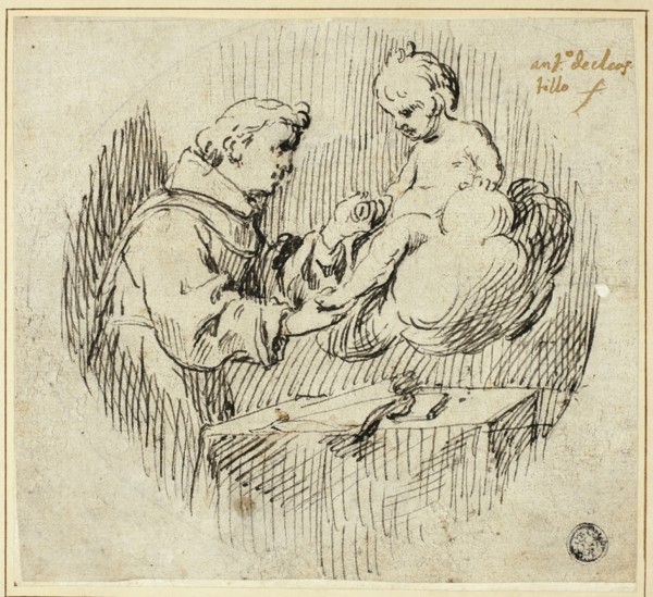 Saint Anthony of Padua with the Infant Jesus, n.d. Creator: Antonio del Castillo y Saavedra.