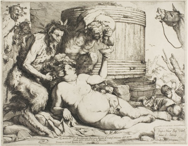 Drunken Silenus, 1628. Creator: Jusepe de Ribera.