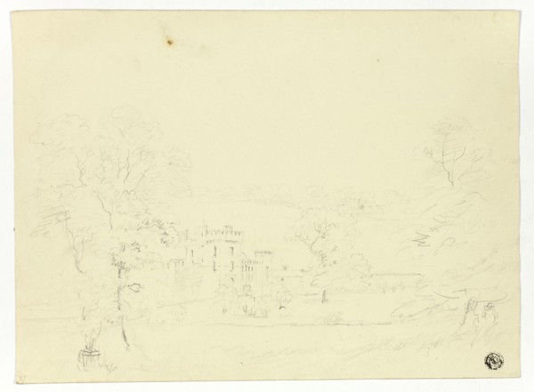 Hampton Court, Herefordshire, c.1820. Creator: Nicholas Pocock.