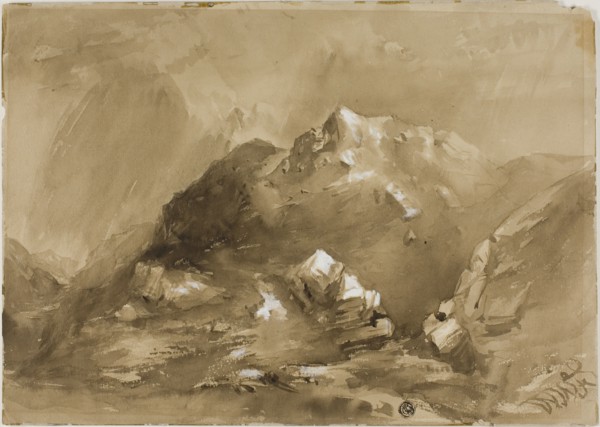 Misty Mountains, n.d. Creator: William West.