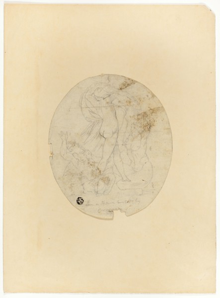 Three Nude Figures, n.d. Creator: John Brown.
