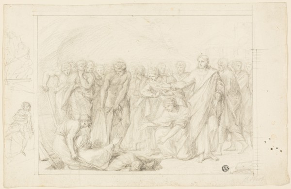 Death of Ananias, n.d. Creator: Benjamin West.