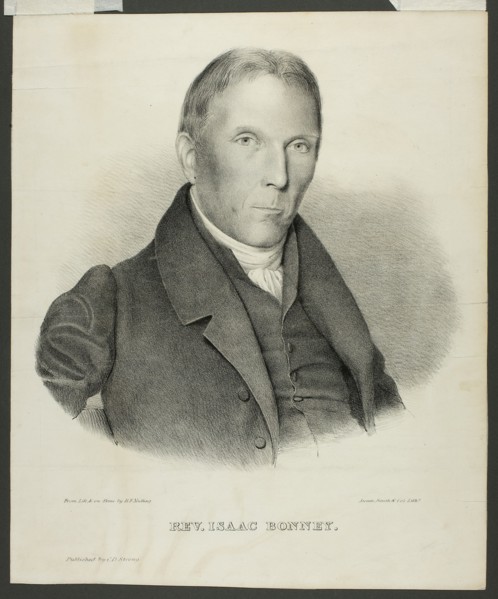 Reverend Isaac Bonney, 1826/33. Creator: Benjamin F Nutting.