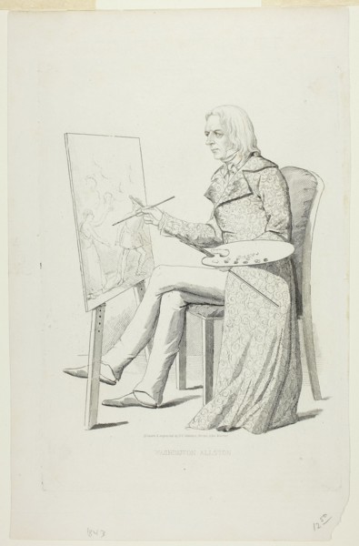 Washington Allston, 1843. Creator: David Claypoole Johnston.