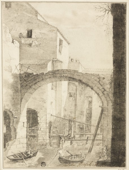 City Canal, 1778. Creator: George Hadfield.