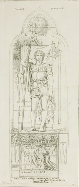 Study for a Stained Glass Window, c.1875. Creator: John La Farge.