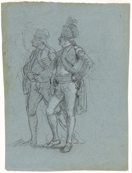 Sketch for "Siege of Gibraltar", 1785-89. Creator: John Singleton Copley.