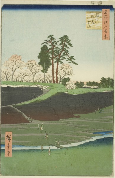 Goten Hill at Shinagawa (Shinagawa Gotenyama), from the series "One Hundred Famous...1856. Creator: Ando Hiroshige.