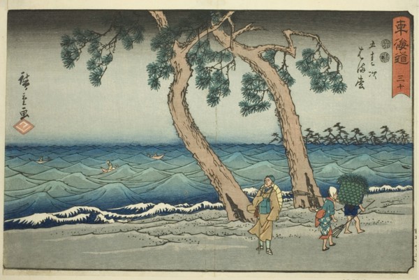 Hamamatsu—No. 30, from the series "Fifty-three Stations of the Tokaido (Tokaido..., c. 1847/52. Creator: Ando Hiroshige.