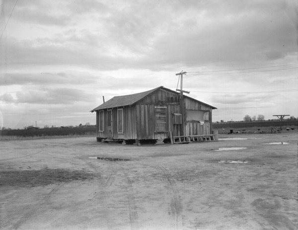 House in "Little Oklahoma", California, 1936. Creator: Dorothea Lange.