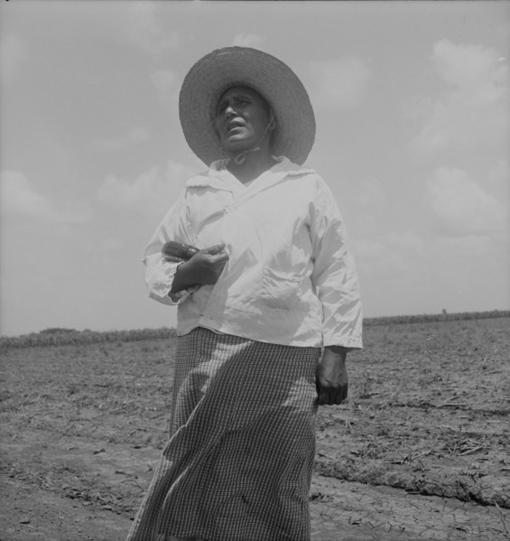 Wife of a Mexican sharecropper near Bryan, Texas, 1938. Creator: Dorothea Lange.