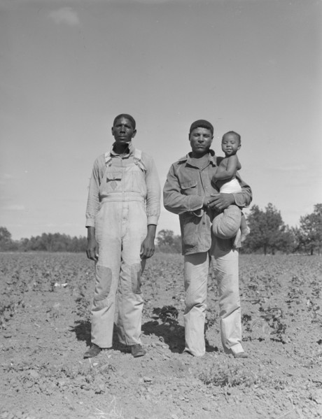 Ex-tenants, now day laborers, Ellis County, Texas, 1937. Creator: Dorothea Lange.