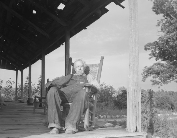 Aged cotton farmer, Greene County, Georgia, 1937. Creator: Dorothea Lange.