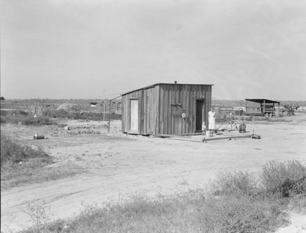 Home of rural rehabilitation client, Tulare County, California, 1938. Creator: Dorothea Lange.