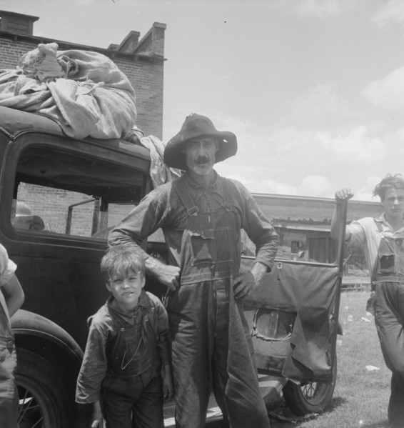 South Georgia tobacco sharecropper in town for auction, Douglas, Georgia, 1938. Creator: Dorothea Lange.