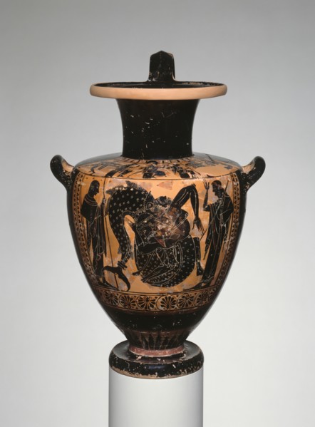 Hydria (Water Jar), about 515-500 BCE. Creator: Leagros Group.