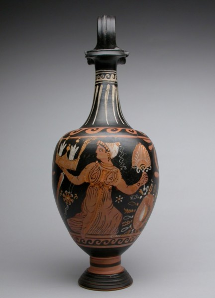 Oinochoe (Pitcher), end of 4th century BCE. Creator: Mattinata Painter.