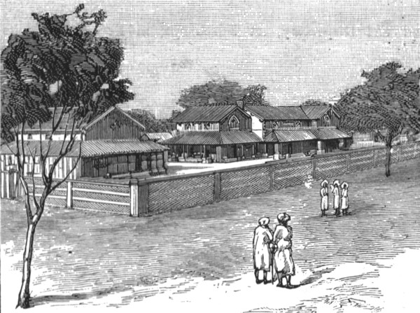 ''New Hospitals in India; The Dufferin Hospital, Nagpur, built by the Central Province Branch', 1888 Creator: Unknown.