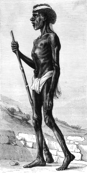 'The Djangâl, a Savage of the Sirgouja', c1891. Creator: James Grant.