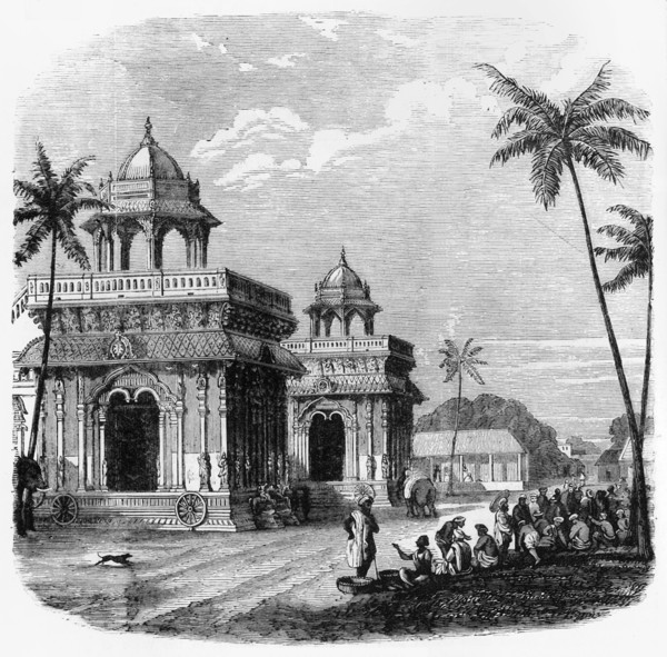 'The Palace of Tanjore', c1891. Creator: James Grant.
