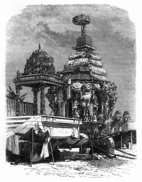 'The Car of Juggernaut', c1891. Creator: James Grant.