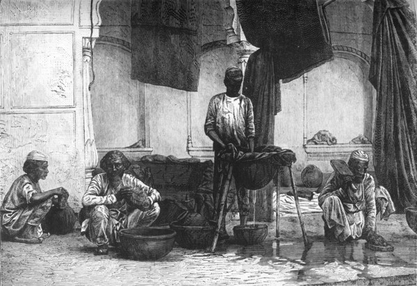 'Dyers of Lucknow', c1891. Creator: James Grant.