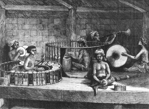 'A Burmese Band', c1891. Creator: James Grant.