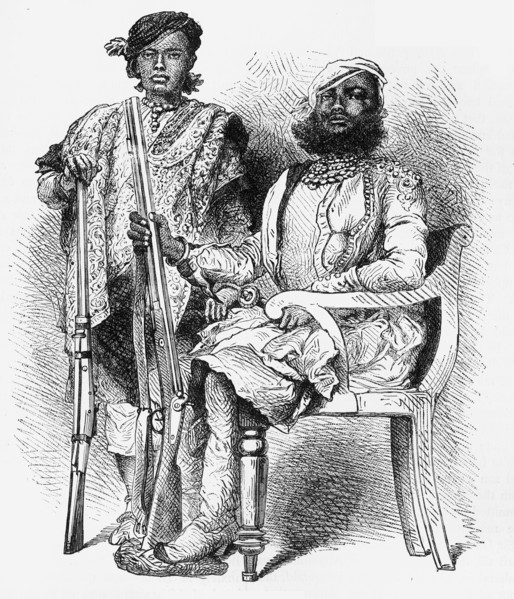 'Indian Nobles', c1891. Creator: James Grant.