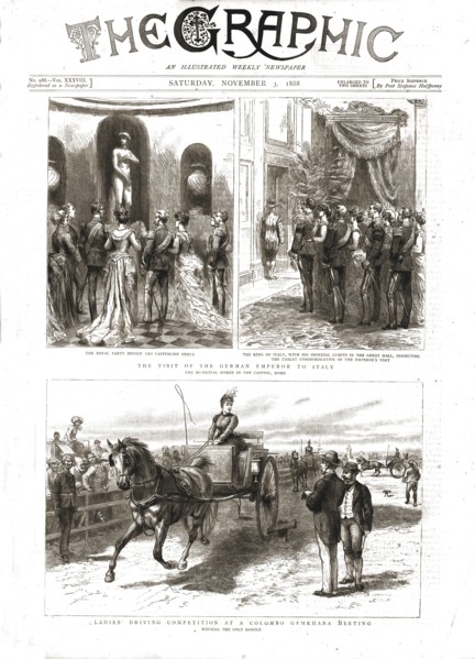 ''The Graphic, Front Cover Saturday November 3. 1888', 1888. Creator: Unknown.