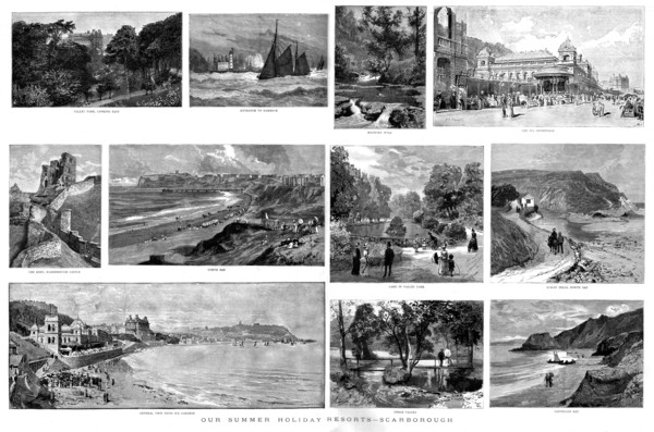 ''Our Summer Holiday Resorts-Scarborough', 1888. Creator: Unknown.