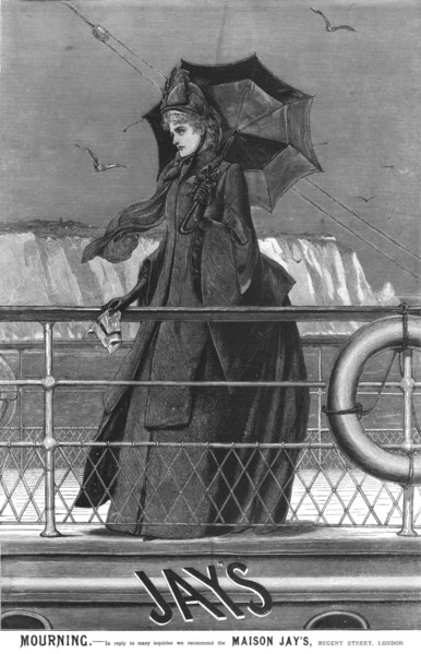 ''Maison Jay's mourning outfitters',1888. Creator: Unknown.