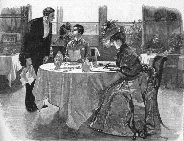 ''The New Prince Fortunatus, by William Black; She wrote her letter while Jim was in shy...', 1890. Creator: W Small.