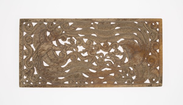 Plaque with Openwork Phoenix, Five Dynasties period / Yuan dynasty, 10th/14th century. Creator: Unknown.