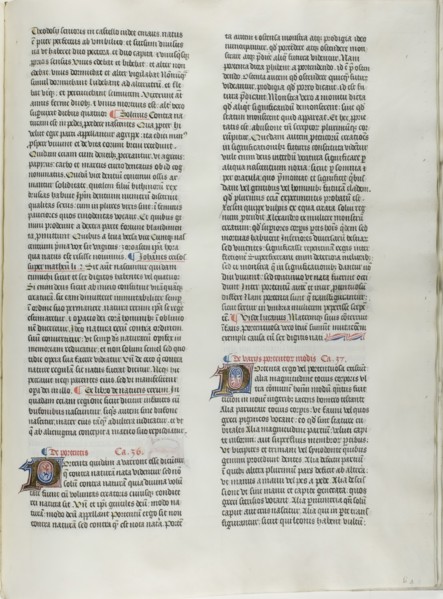 Folio Twelve from Burchard of Sion's De locis ac mirabilibus mundi, or an Illuminated G..., c. 1460. Creator: Burchard of Mount Sion.