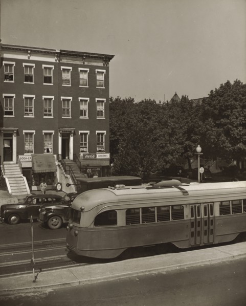 Washington, D.C. Corner store which is patronized by Mrs. Ella Watson, a government charwoman.