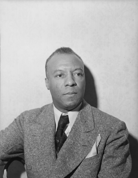 [Untitled negative showing a portrait of A. Philip Randolph, labor leader, Washington, D.C. ].
