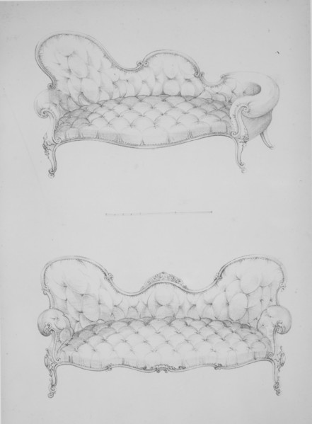 First Part of a Modern and Useful Work Containing 120 Designs of Furniture, ca. 1845.
