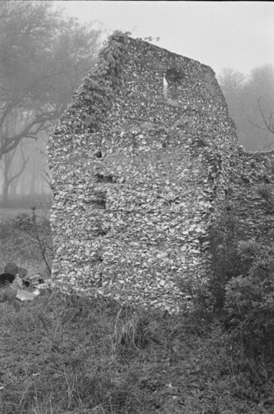 Tabby construction. Ruins of supposed Spanish mission, St. Marys, Georgia.