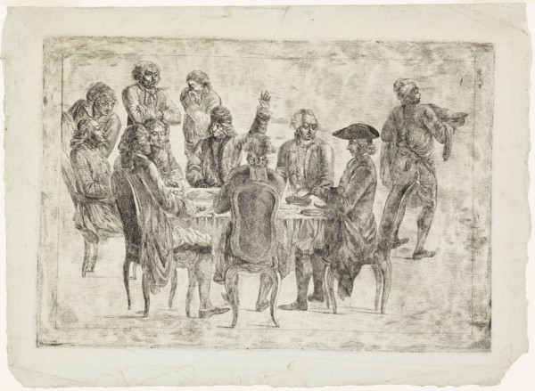 Le Déjeuner de Voltaire à Ferney or Le Souper des Philosophes, c.1773-75.