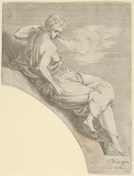 Polyhymnia, from the series 'Twelve Muses and Goddesses', ca. 1540-45.