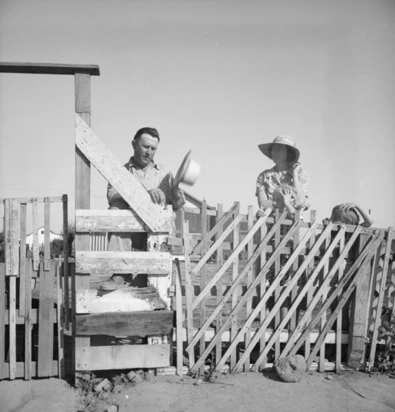 Highway City, California. Near Fresno. Family from Oklahoma].