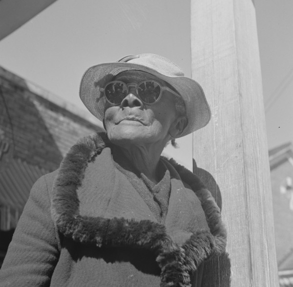 Daytona Beach, Florida. Woman who says she is 104 years old.