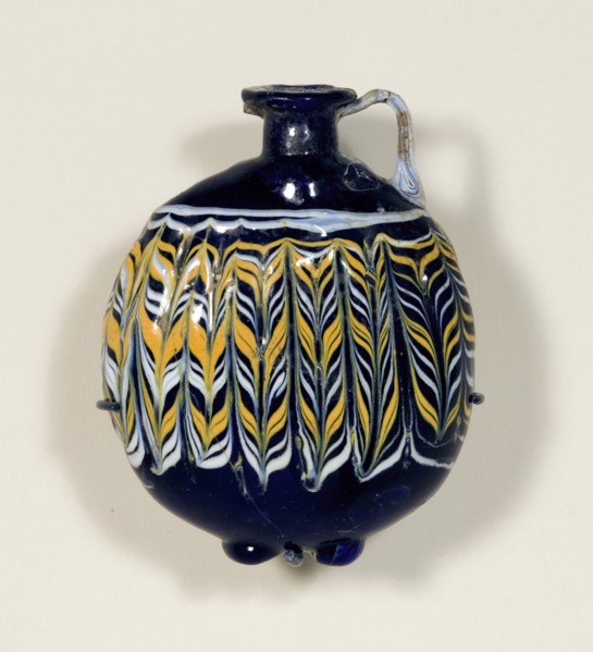 Lentoid Aryballos (Container for Oil), 4th-3rd century BCE.