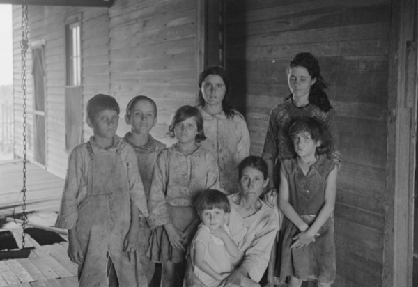 Frank Tengle family, Hale County, Alabama. Sharecroppers.