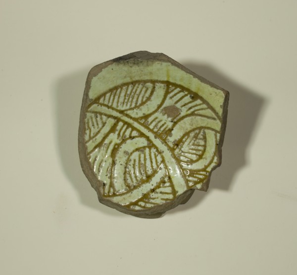 Fragment from the Base of a Bowl, 13th-14th century.