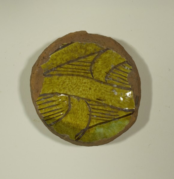 Fragment from the Base of a Bowl, 13th-14th century.