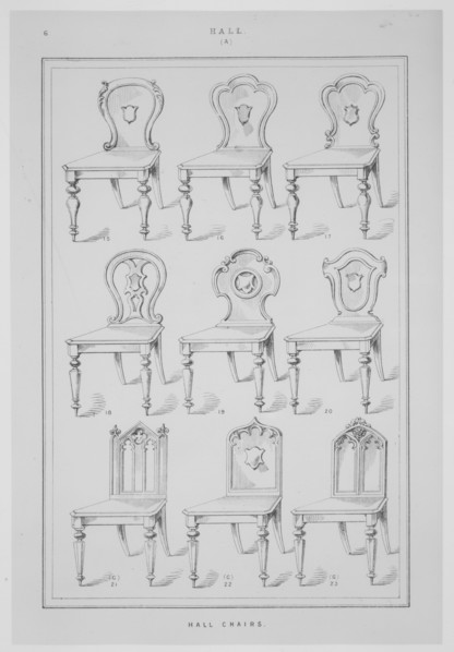 Modern Furniture. Original and Select, ca. 1820.